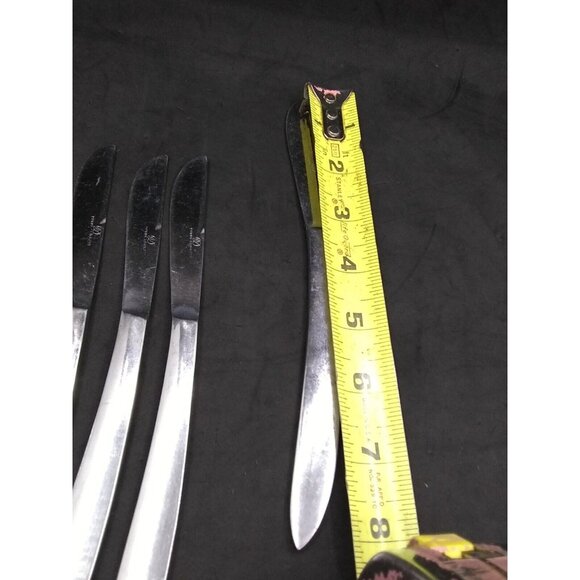 Set of 6 Dixon Vintage MCM Dinner Butter Knife Knives made in Japan 8" - Picture 5 of 7